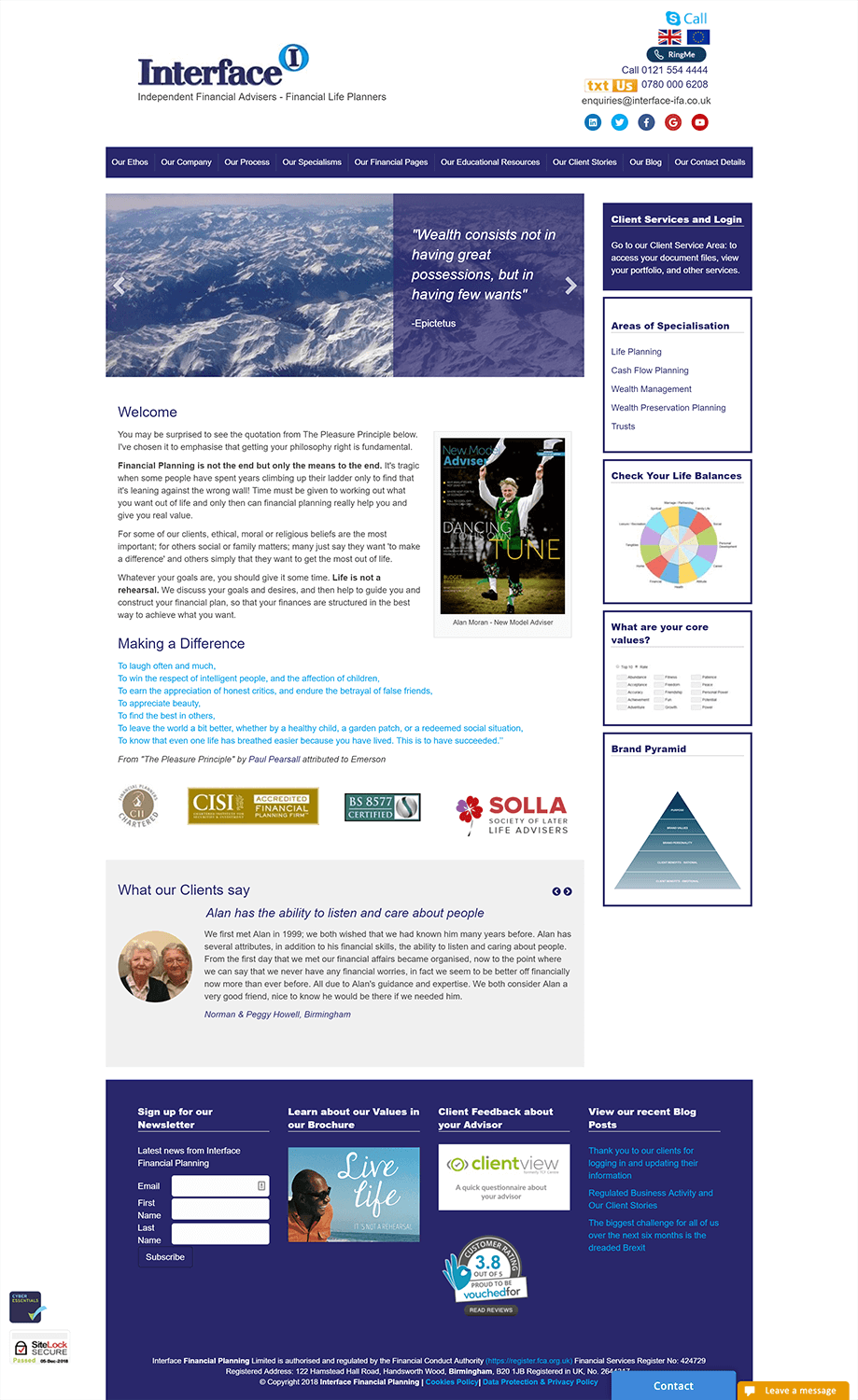 &Quot;One Of The Best Ifa Websites In The Uk&Quot; 1 Financial Planning Birmingham 1